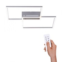 Hranatá - LD 14017-55 Stropní svítidlo IVEN 40W 4800lm ocel - LEUCHTEN DIREKT / JUST LIGHT