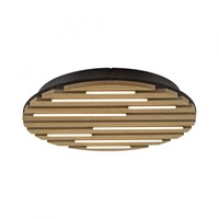 Kruhová - LD 15592-79 LED stropní svítidlo AKUSTIK, dřevo, přírodní, kruhové, 3000K - JUST LIGHT