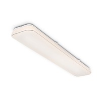 Hranatá - BRILO 3042-016 LED stropní svítidlo 115,7 cm 48W 5100lm bílé - BRILO
