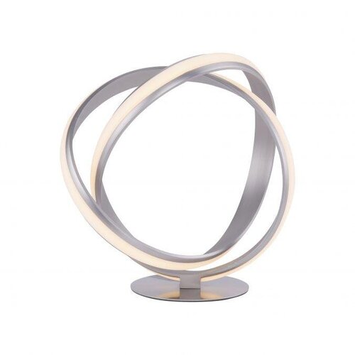 Stolní lampy dekorační - PN 4531-55 MELINDA LED stolní lampa barva oceli abstraktní kruhová forma 3000K - PAUL NEUHAUS - foto 1