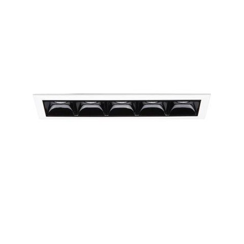 Hranatá - ILUX 267876 LED Zápustné bodové svítidlo Ideal Lux LIKA 12,5W 4000K TRIM 267876 12,5W 1250lm 4000K IP20 14,6cm bílo-černé s rámečkem - IDEALLUX - foto 1