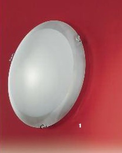 Kruhová - OR NU 9-348/30 Stropní svítidlo 1xE27 chrom, průměr 30cm - ORION - foto 1