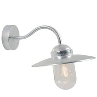 Nástěnná - NOR 22671031 Venkovní nástěnné svítidlo Luxembourg 1x60W E27 galvanizovaná čirá - NORDLUX