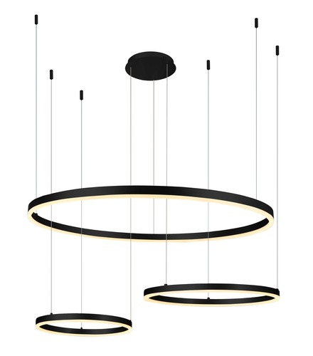 LED přívěšek - LED závěsná lampa 70W Sand Black - foto 1