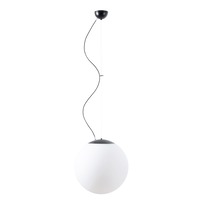 Koule - OS ADR52945 ADRIA L3 závěsné skleněné svítidlo černá / bílá IP40 40W E27 - OSMONT