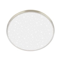 Kruhová - BRILO 3904012 Competo stropní svítidlo pr.33 cm - 22W, 2400lm, LED, neutrální bílá, matný nikl - BRILO