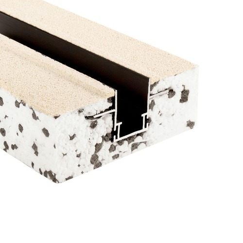 Al profily k zapuštění - IMPR 988170 Deko-Light Combo montážní profil s izolací 2 m, černá - LIGHT IMPRESSIONS - foto 1