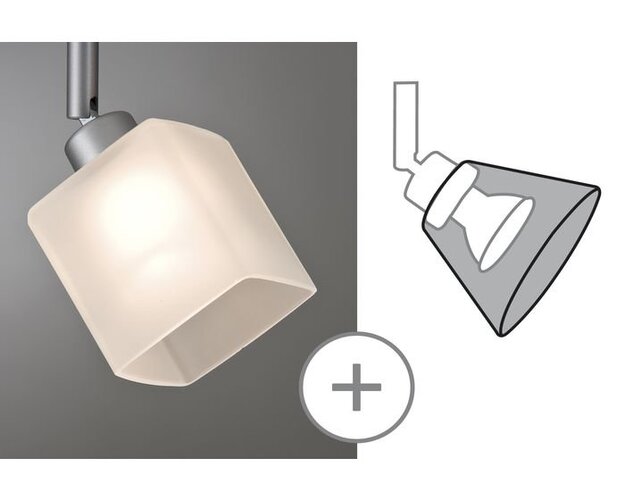 Sady - P 60015 Stínidlo DecoSystems max.50W, Quad bílá - PAULMANN - foto 1