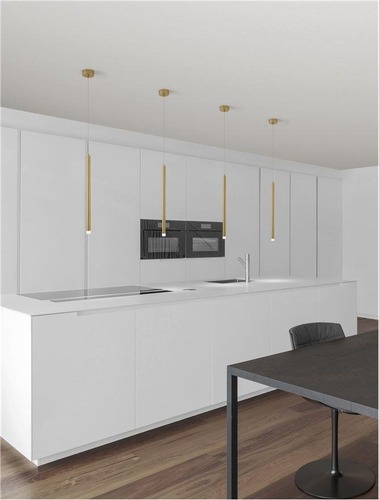 Subtilní - NV 9287918 Závěsné svítidlo TRIMLE zlatý hliník a akryl LED 3W 230V 3000K IP20 - NOVA LUCE - foto 1