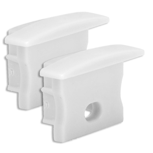 Krytky pro Al profily - SLC S43304 Koncovka pro profil Pro A4 šedá 2x - TLG - foto 1