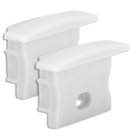 Krytky pro Al profily - SLC S43304 Koncovka pro profil Pro A4 šedá 2x - TLG