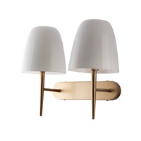 Dekorativní - FAN I-ARES-AP2-BCO Nástěnné svítidlo Ares, bílé, 2 x E14, 42 x 22 x 33,7 cm - FANEUROPE