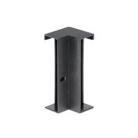 LED páskové profily - Roh pro 15115-15117 - ČERNÁ