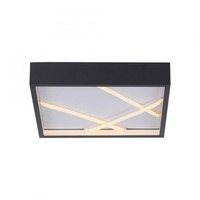 Hranatá - LD 14092-18 LED stropní svítidlo MIKADO, černá, hranaté, stmívatelné, paměťová funkce, SimplyDim, 3000K - JUST LIGHT