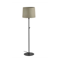 Stojací lampy - FARO 64313-43 SAMBA černá/skládaná zelená stojací lampa - FARO