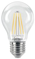 E27 - CEN ING3-042727 LED FILAMENT HRUŠKA ČIRÁ 4W E27 2700K 470Lm 360d 60x105mm IP20 - CENTURY
