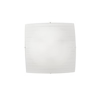 Hranatá - FAN I-CELINE-PL40 Stropní svítidlo Celine, bílé, 3 x E27, 40 x 40 x 10 cm - FANEUROPE