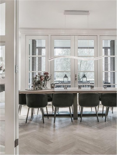 Podélná - NV 9333070 Závěsné svítidlo AURELIA chromovaný kov a křišťál LED 40W 230V 3500K IP20 stmívatelné - NOVA LUCE - foto 1