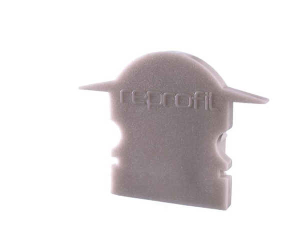 Krytky pro Al profily - IMPR 980061 Koncovka L-ET-02-10 šedá 25 mm 2 ks - LIGHT IMPRESSIONS - foto 1