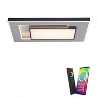 Hranatá - PN 6125-18 Paul Neuhaus, Q-ALTA, LED stropní svítidlo, stmívatelné, Smart Home ZigBee 2700-5000K - PAUL NEUHAUS