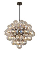 Dekorativní - GT 5079-4405 Závěsné svítidlo Portofino 44x 2W 230lm 3000K černý chrom - GeeTi