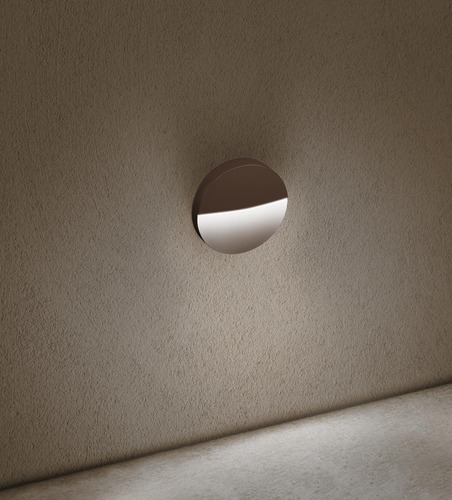 Nástěnná - CEN PEOCOR-041140 SEGNAPASSO LED PASEO TONDO venkovní nástěnné svítidlo corten 4W 4000K IP54 - CENTURY - foto 1