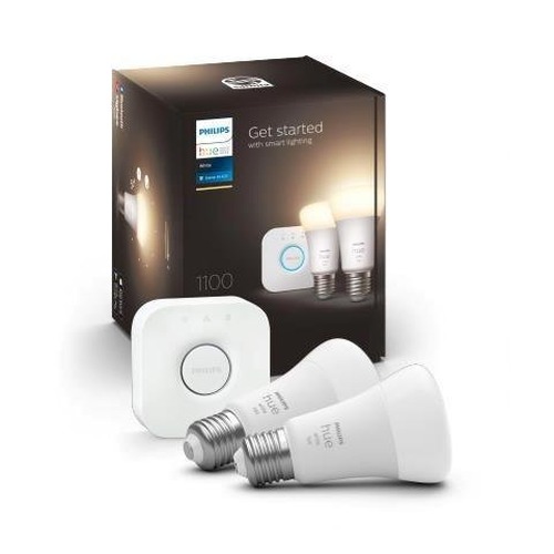 SmartHome Paul Neuhaus - PH 8719514289116 Hue Bluetooth LED White set 2ks žárovek Philips + Hue Bridge můstek 8719514289116 E27 A60 10W 1055lm 2700K stmívatelné - PHILIPS (929002469201) - foto 1