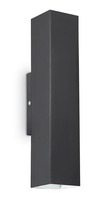 Nepřímé osvětlení - ILUX 126890 Nástěnné svítidlo Ideal Lux Sky AP2 nero 126890 černé - IDEALLUX
