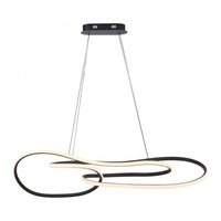 Dekorativní - PN 2765-18 LED závěsné svítidlo TWIST, černá, nastavitelná výška, stmívatelné, paměťová funkce, SimplyDim, 2700K - PAUL NEUHAUS