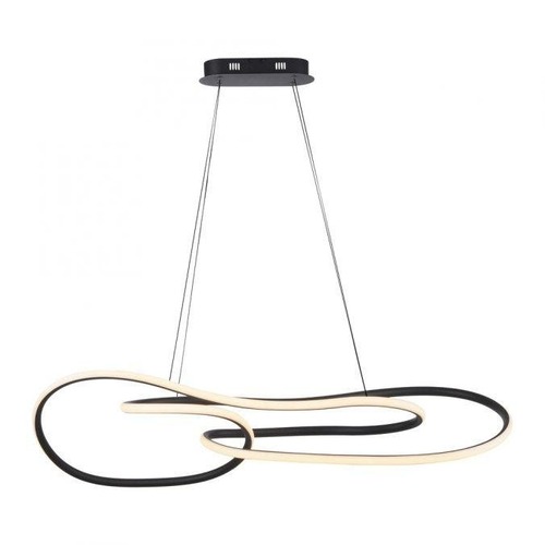 Dekorativní - PN 2765-18 LED závěsné svítidlo TWIST, černá, nastavitelná výška, stmívatelné, paměťová funkce, SimplyDim, 2700K - PAUL NEUHAUS - foto 1
