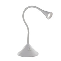 Stolní lampy dekorační - FAN LEDT-NEWTON-WHITE Stolní lampa LAMPADA DA LETTURA LED NEWTON bílá 3,2 W 300 lm 4000 K 13x51 cm - FANEUROPE