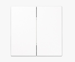 Ovladače - JU BLELS995WW Vypínač 2-tlačítko (4 kanály) Bluetooth Low Energy Casambi bez rámečku - LS990 -  JUNG