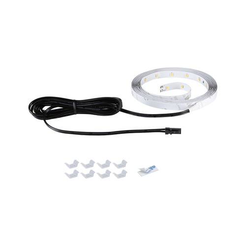 Dekorační - P 79577 LED Strip Akustický Panel prodloužení 2,4m 3000K černá - PAULMANN - foto 1