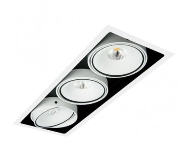 Hranatá - BPM 8212.01.D40.3K Zápustné svítidlo Gran Cube matná bílá - BPM - foto 1