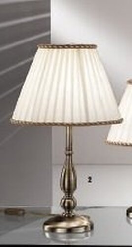 Stolní lampy dekorační - OR LA 4-1085/1 Stolní lampa 1xE27 patina, výška 50cm, průměr 30cm - ORION - foto 1