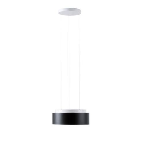 Kruhová - OS ERI70425 ERIS LEC2 závěsné skleněné svítidlo bílá / bílo - černá IP40 3000 K 19W LED DALI (původní kód OS 70425) - OSMONT - foto 1