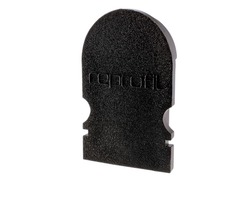 Krytky pro Al profily - IMPR 979602 Koncovka R-AU-02-08 černá 14 mm 2 ks - LIGHT IMPRESSIONS