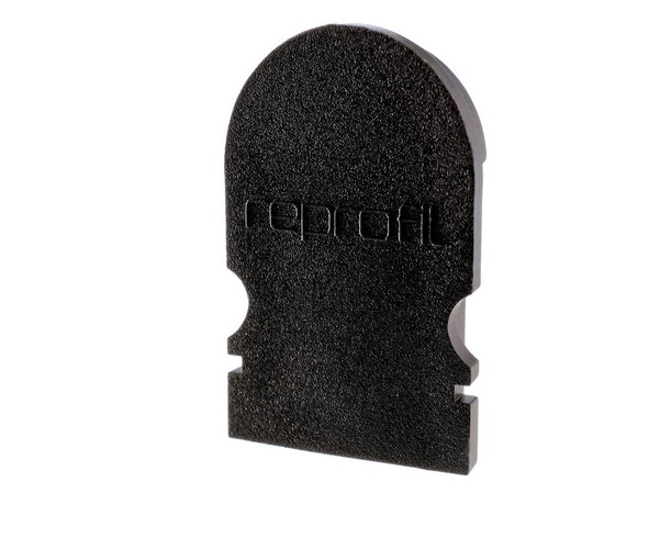 Krytky pro Al profily - IMPR 979602 Koncovka R-AU-02-08 černá 14 mm 2 ks - LIGHT IMPRESSIONS - foto 1