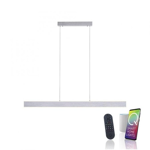 Podélná - PN 2440-95 Q-ADRIANA Paul Neuhaus LED závěsné svítidlo hliník, RGB, Smart Home ZigBee RGB+2700-5000K - PAUL NEUHAUS - foto 1