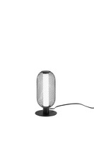 Stolní lampy dekorační - FAN LED-INKAS-L-NER Stolní LED lampa Inkas (černá, kov) 11 W, 1260 lm, nastavitelná teplota CCT 3000 / 3500 / 4000 K, rozměry 28 x 14 cm - FANEUROPE