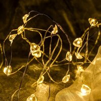 LED osvětlení na BATERIE - DLED BL23W DecoLED LED světelný řetěz na baterie - se srdíčky, 20 diod, 2,3 m