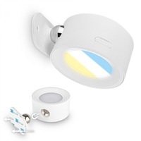 Bodová - BRI 3896016 Tari nástěnné bodové svítidlo - 1,6W, 160lm, LED, nabíjecí, CCT, stmívatelné, bezdrátové, bílá - BRILONER