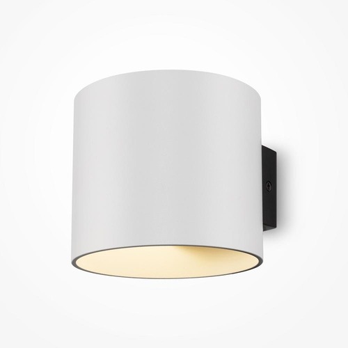 Nepřímé osvětlení - M C066WL-01W Nástěnné svítidlo Rond G9 50W bílý hliník - MAYTONI - foto 1