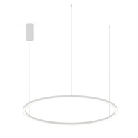 Kruhová - FAN LED-HOOP-S120-BCO Závěsné LED svítidlo HOOP bílá, 60 W, 9000 lm, CCT, 120 x 120 x 150 cm - FANEUROPE