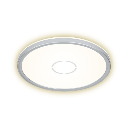 Kruhová - BRI 3391014 Slim svítidlo LED panel, pr. 29,3 cm, 2400 lm, 18 W, stříbrná (starý kód: BRI 3391-014) - BRILONER - foto 1