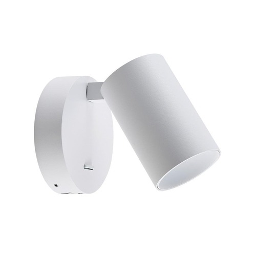 Bodová - IMPR 341335 Deko-Light nástěnné přisazené svítidlo Can Tilt kulaté USB 1x 7,5W GU10 bílá - foto 1