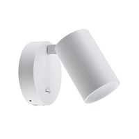 Bodová - IMPR 341335 Deko-Light nástěnné přisazené svítidlo Can Tilt kulaté USB 1x 7,5W GU10 bílá - LIGHT IMPRESSIONS