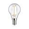E14 - P 29197 Eco-Line Filament 230V LED kapka E14 82mm 2,5W 3000K čirá - PAULMANN