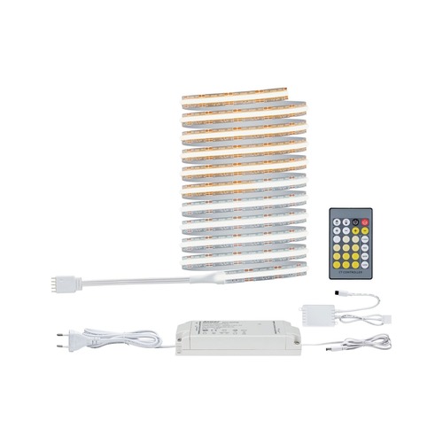 Hlavní osvětlení - P 71115 MaxLED 1000 LED Strip Full-Line COB základní sada 3m 25,5W 1200lm/m 673LEDs/m měnitelná bílá 50VA - PAULMANN - foto 1