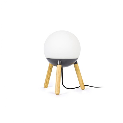 Stolní lampy dekorační - FARO 28379 MINE GLASS šedá stolní lampa - FARO - foto 1